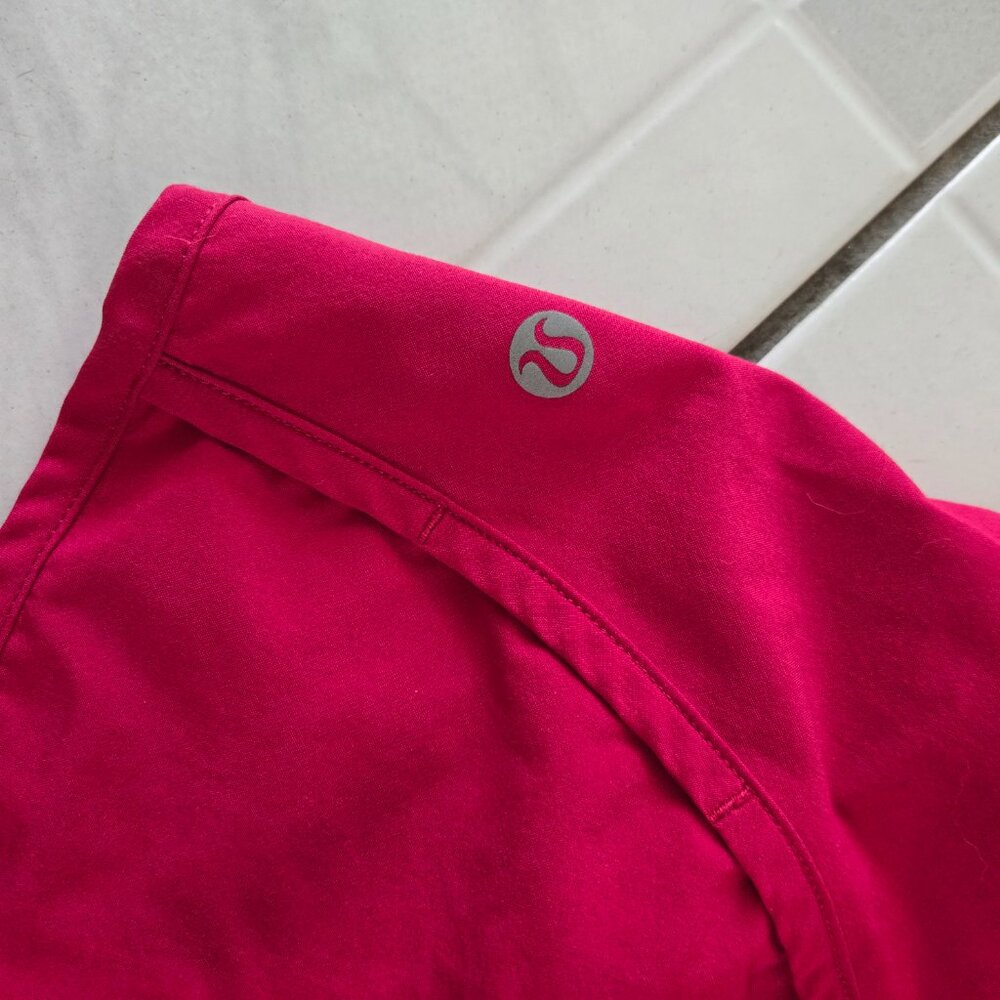 Lululemon Run Times Shorts Ruby Red 6 - image 3